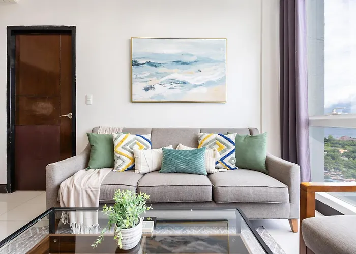 Apartment Furnished 2br Floor Minutes To With Amazing Sea View, Netflix, Wifi And Pool Access