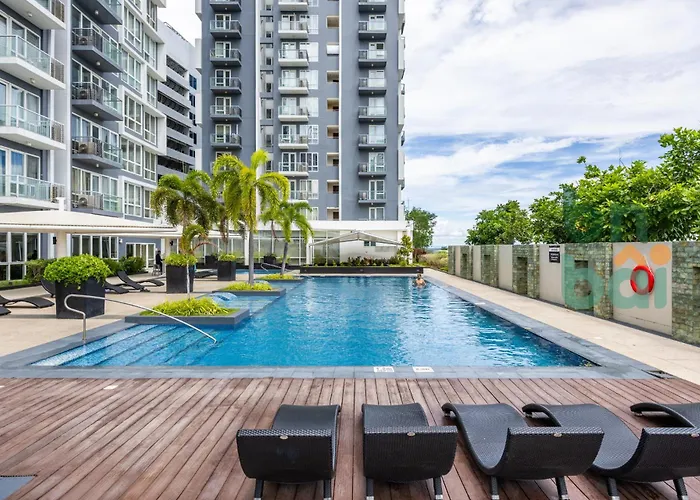 Furnished 2br Floor Minutes To With Amazing Sea View, Netflix, Wifi And Pool Access Apartment *